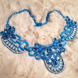 Blue Statement Necklace